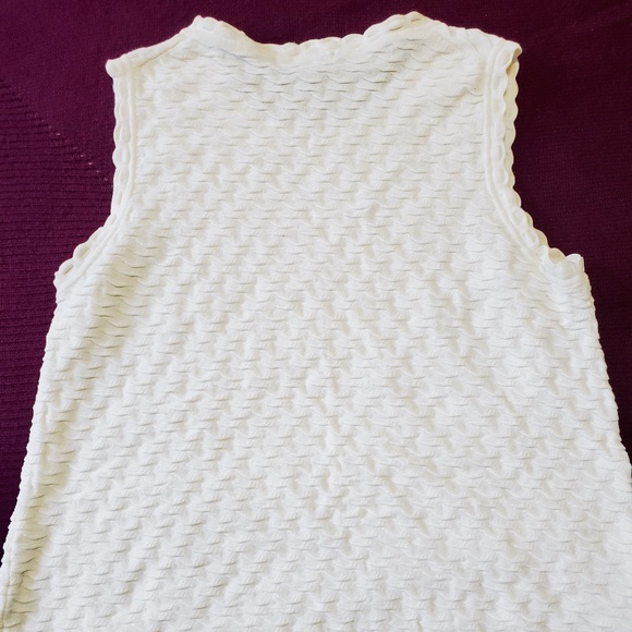 Ann Taylor White Fitted Shirt - Picture 2 of 8